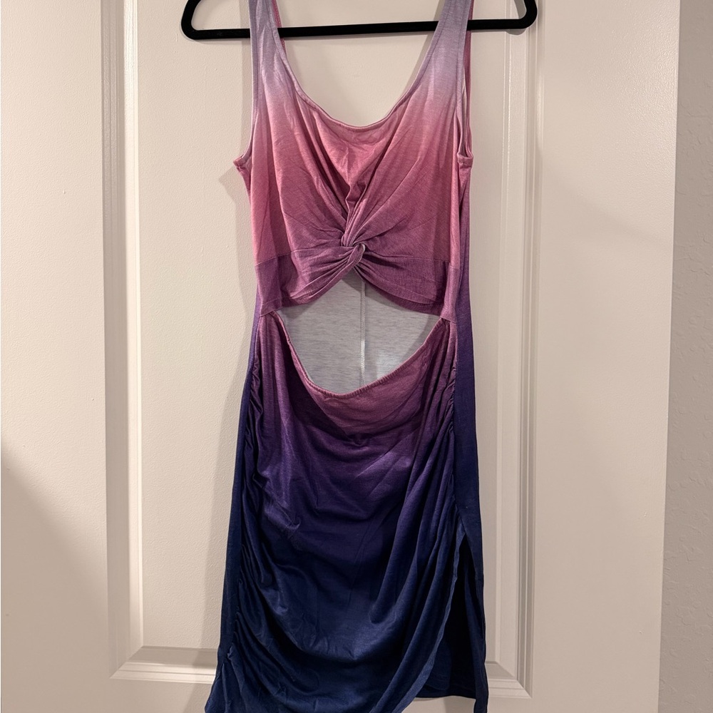 Elegant Ombre Mini Dress